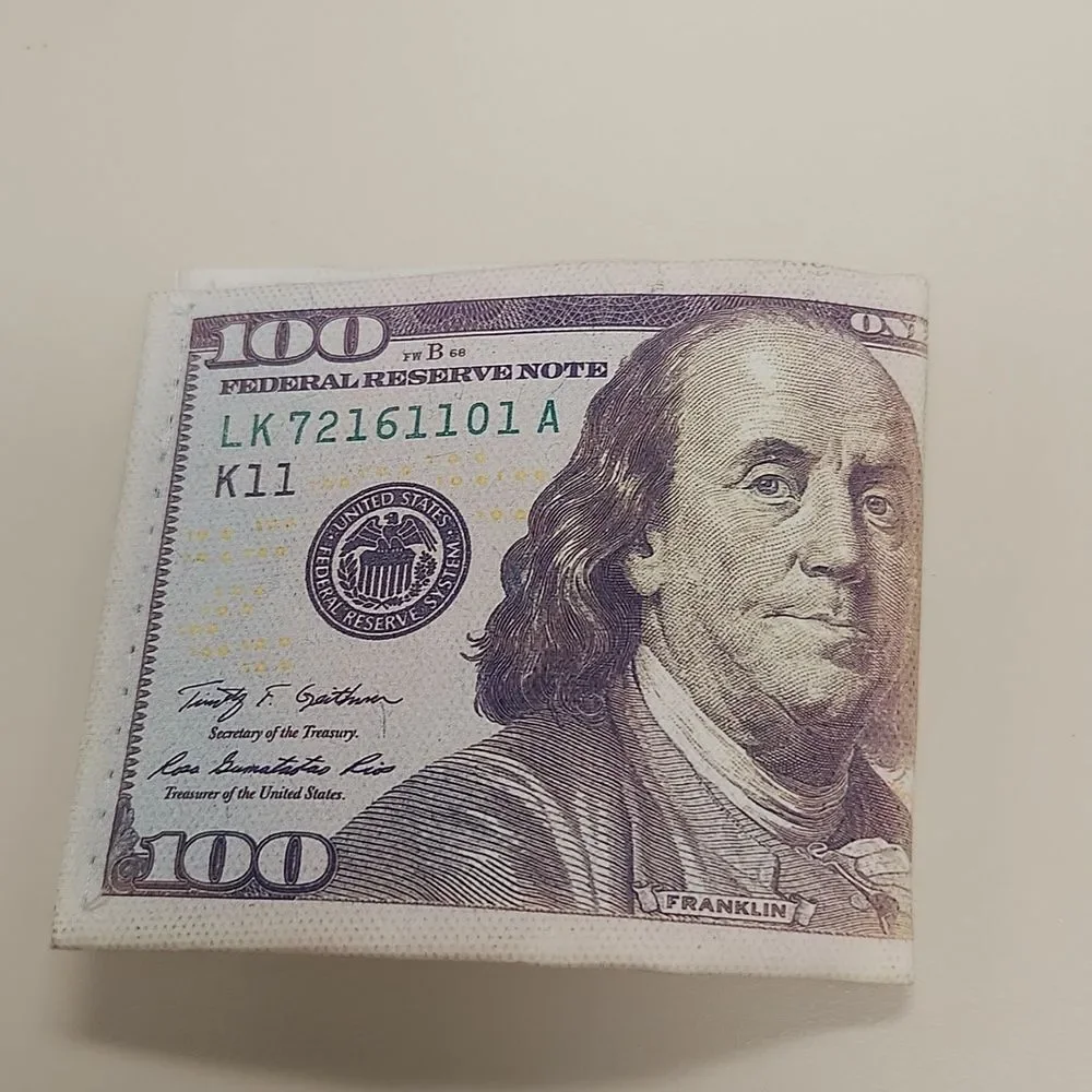 Novelty $100 Bill Wallet